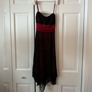 Vintage y2k Speechless Midi Dress Whimsigoth Fairycore Glitter Halter Size S